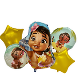 Set globo Moana x5